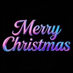 Obraz premium Merry Christmas text design