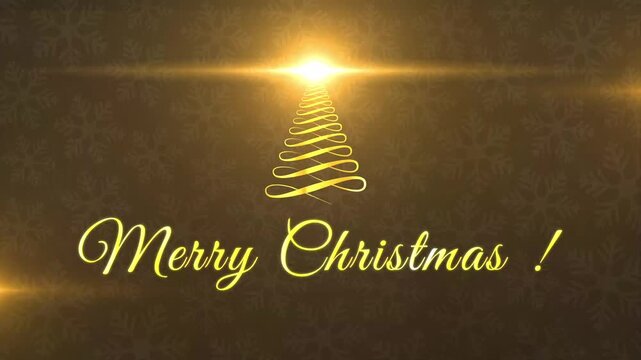 Merry Christmas greeting card with chalkboard style design