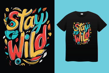 Transparent PNG available
Stay Wild Skull with Cap on Brick Wall - Urban Streetwear Graphic