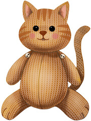 고양이 니트인형