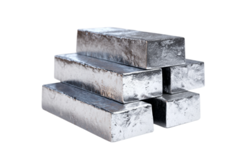 Lightweight aluminium isolated on transparent background