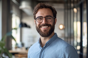 Confident Business Leader in Focus