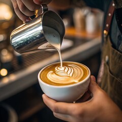 hand holding a cup of coffee