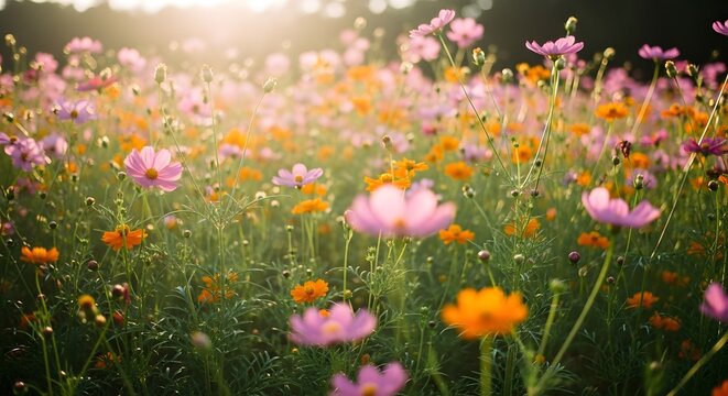 Moss covered recycle symbol in a forest environment with sunlight - Powered by Adobe