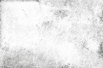 Grunge background black and white. Texture of chips, cracks, scratches, scuffs, dust, dirt. Dark monochrome surface. Old vintage vector pattern