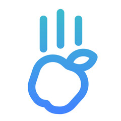 gravity bold gradient icon