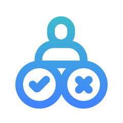 presence bold gradient icon