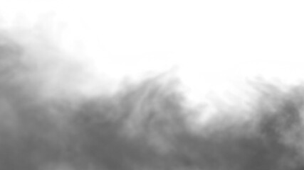 PNG Smoke Overlay with Transparent Background for Design