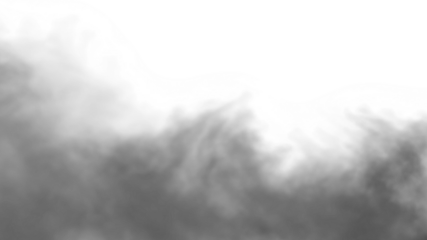 PNG Smoke Overlay with Transparent Background for Design