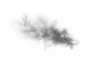 PNG Smoke Overlay on Transparent Background for Graphic Design