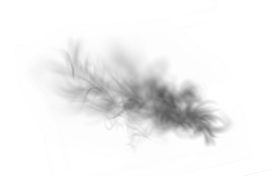 PNG Smoke Overlay on Transparent Background for Graphic Design