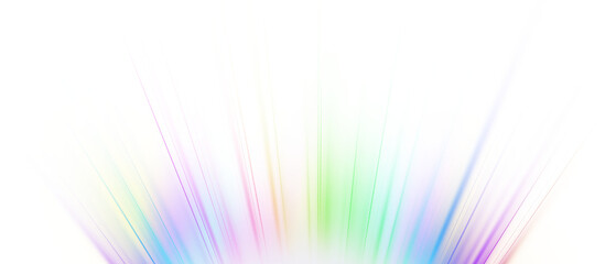 Vibrant abstract colorful explosion of light rays and spectrum png.