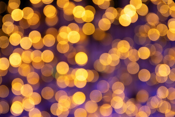 イルミネーションの玉ボケ素材