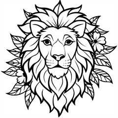 Fototapeta premium Elegant Ornament Collection: An exquisite assortment of black, swirling, stylized ornament designs, capturing the essence of refined grace and artistic charm. 