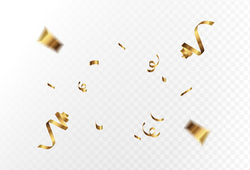 Festive Delight Golden Confetti Cascade for Celebrations and Joyful Moments