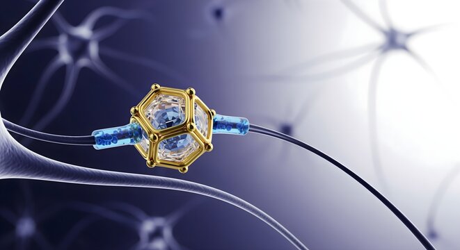 Abstract Neural Pathway with Crystalline Connection