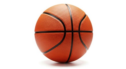 Fototapeta premium Basketball Ball isolated on white background, full depth of field