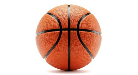 Fototapeta premium Basketball Ball isolated on white background, full depth of field
