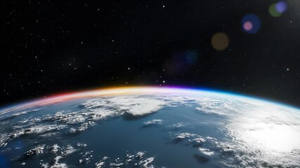 Ethereal blue green globe with vibrant colors symbolizing hope and promise for global unity and harmony, perfect for uses such as promotional materials, educational resources.