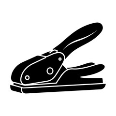 Single hole puncher for paper documents and crafts.