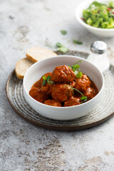 Meatballs with tomato sauce