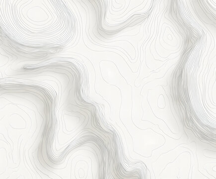Abstract wavy textured pattern, subtle grey lines, isolated on white isolated on transparent background