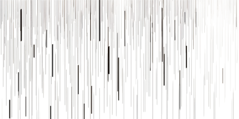 Abstract vertical lines pattern, isolated on transparent background