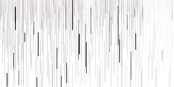 Abstract vertical lines pattern, isolated on transparent background