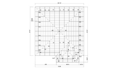 Lightweight Steel Trusses Plan To 1 Story House And 2 Story in 1 Room