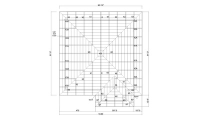 Lightweight Steel Trusses Plan To 1 Story House And 2 Story in 1 Room