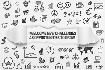 I welcome new challenges as opporutnities to grow	
