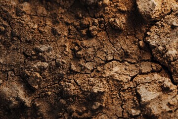 Obraz premium Rugged mud terrain texture for design projects with natural earthy palette
