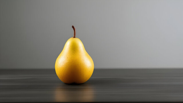 pear on wooden background