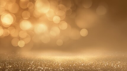 Shimmering gold light background with soft glow and subtle sparkles for event branding