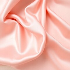 Soft Blush Pink Satin Glossy Surface Delicate Draping Elegant Luxury Fabric Texture Material