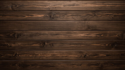Naklejka premium Dark brown wood plank background texture for furniture and interior design