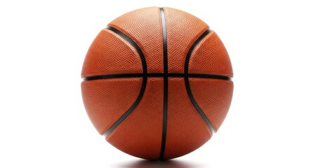 Fototapeta premium Basketball Ball isolated on white background, full depth of field