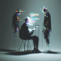 Digital Minds Interacting with Code in a Glitchy Future