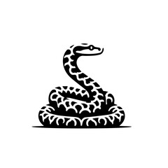 Gaboon Viper Snake Vector Illustration Artwork