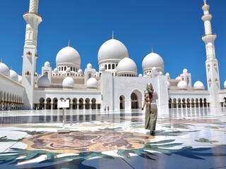 Fototapeta premium Mezquita Sheikh Zayed, Abu Dhabi