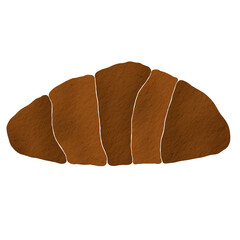 French Breakfast digital sticker, cute sticker, scrapbook sticker, bullet journal sticker, planner sticker.