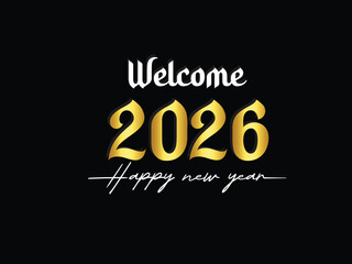 Obraz premium Happy new year 2026 