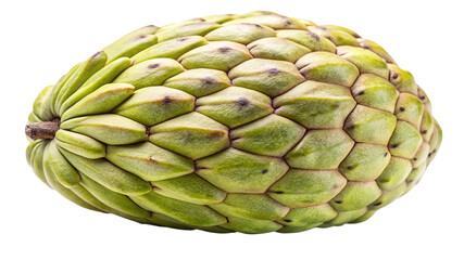 Fototapeta premium Delicious fresh green custard apple fruit, perfect healthy snack