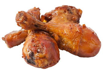 Deliciously grilled chicken drumsticks with a golden brown crust. 