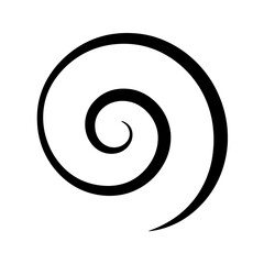 Mesmerizing Abstract Black Spiral on a Subtle Gradient Gray Background – A Modern Minimalist Design Perfect for Contemporary Digital Art, Elegant Wallpapers, and Sleek Graphic Projects,