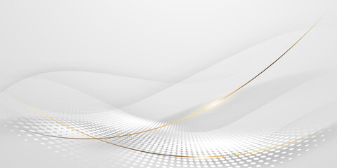 White abstract background with luxury vector illustration.