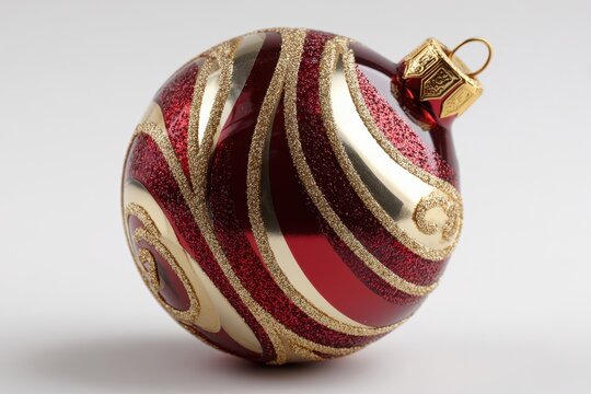 Create a festive logo with christmas ornament elements to celebrate the holiday spirit