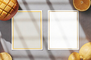 chocolate cake with orange