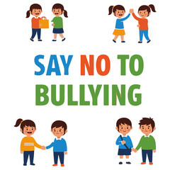 Say No to Bullying: Promoting a Safe, Inclusive, and Kind School Environment Through Friendship, Respect, and Positive Social Interaction for Children's Mental Health and Well-being.
