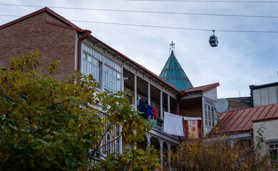 Historical center of old Tbilisi, Georgia